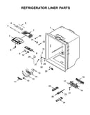 Refrigerator liner parts