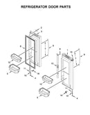 Refrigerator door parts