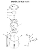 Basket and tub parts