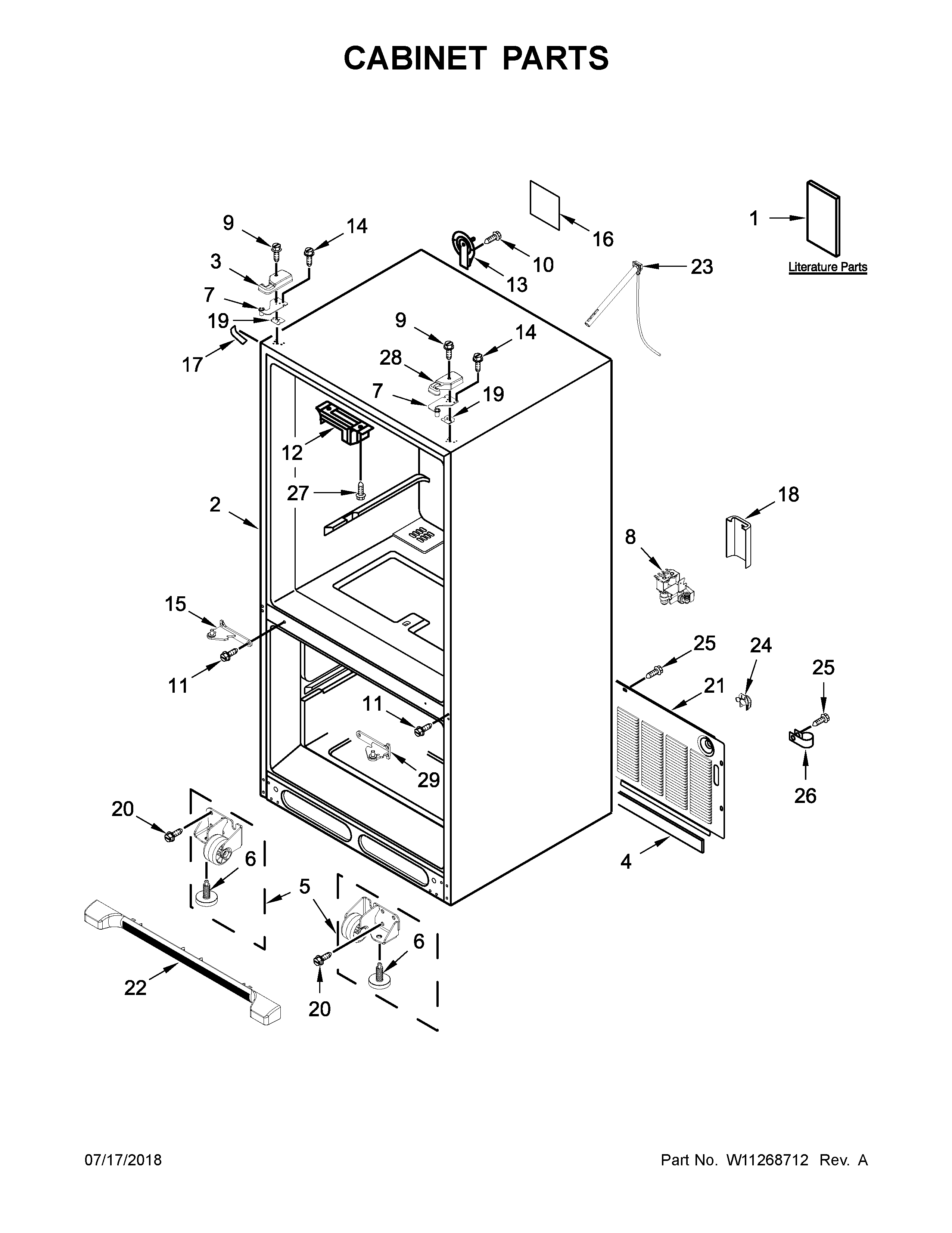 CABINET PARTS