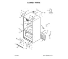 Whirlpool WRF535SMHZ01 cabinet parts diagram