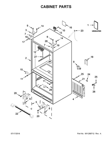 Cabinet parts
