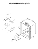 Refrigerator liner parts