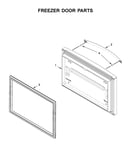 Freezer door parts