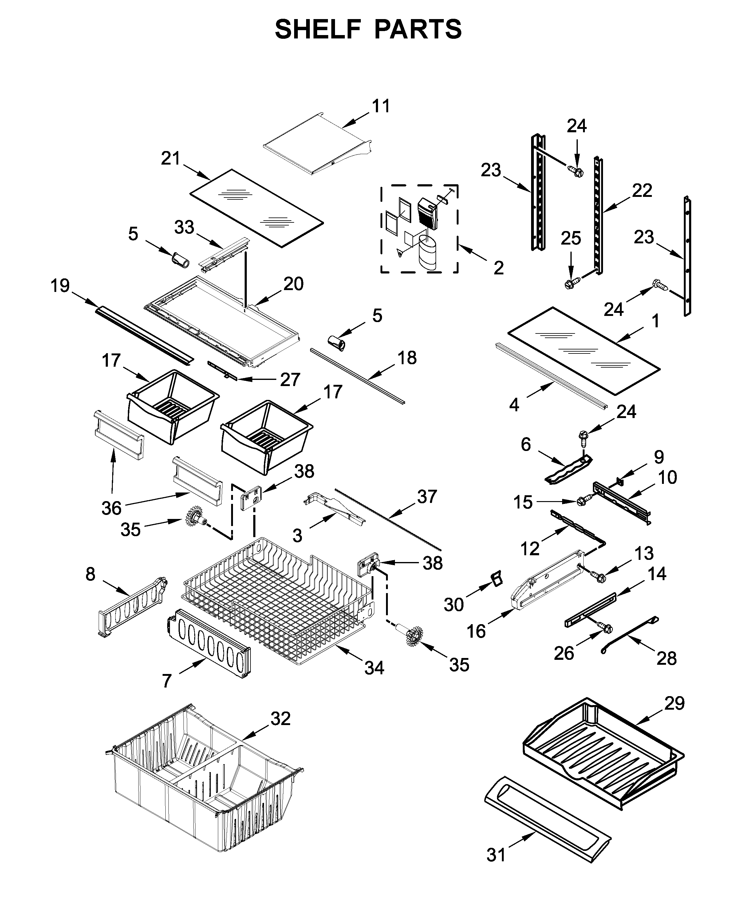 SHELF PARTS