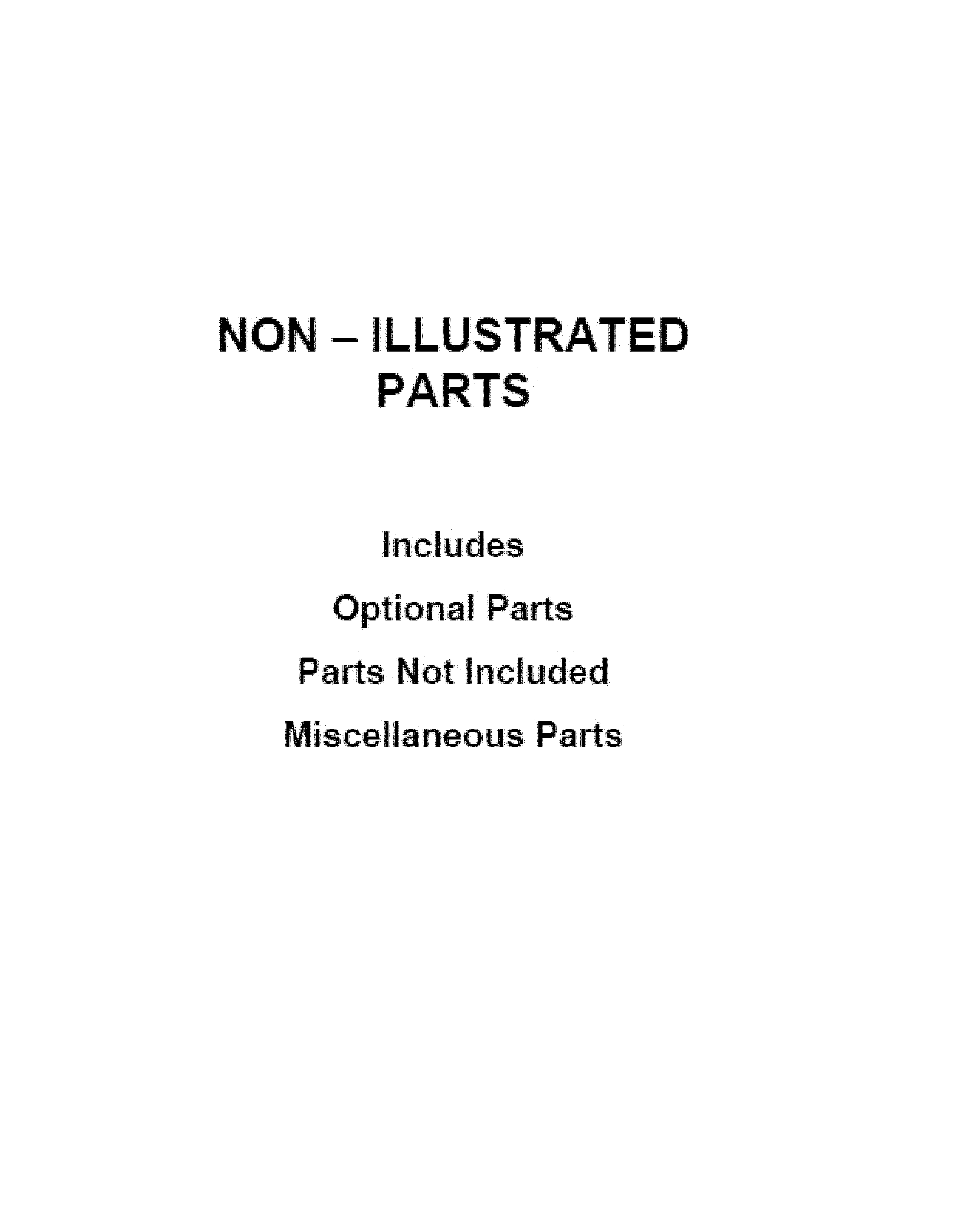 OPTIONAL PARTS