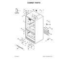 Whirlpool WRF532SMHZ01 cabinet parts diagram