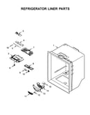 Refrigerator liner parts