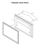 Freezer door parts