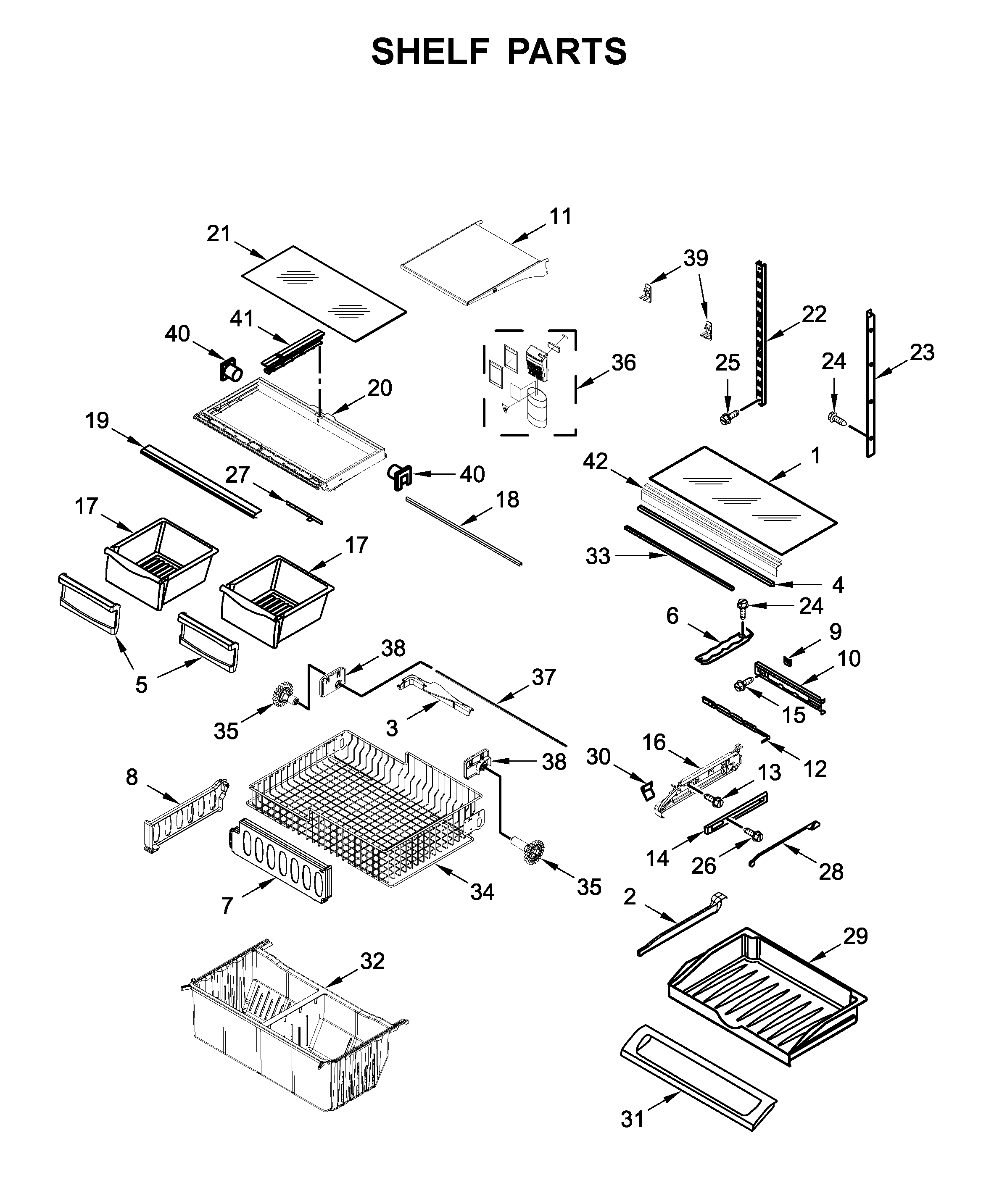 SHELF PARTS