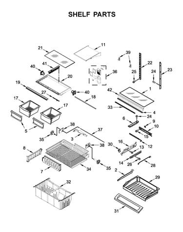 Shelf parts