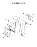 Oven door parts