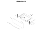 Whirlpool WEE745H0FE2 drawer parts diagram