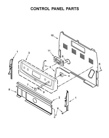Control panel parts