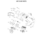Jenn-Air YJMV9196CB4 air flow parts diagram