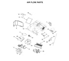 Jenn-Air YJMV9196CS3 air flow parts diagram