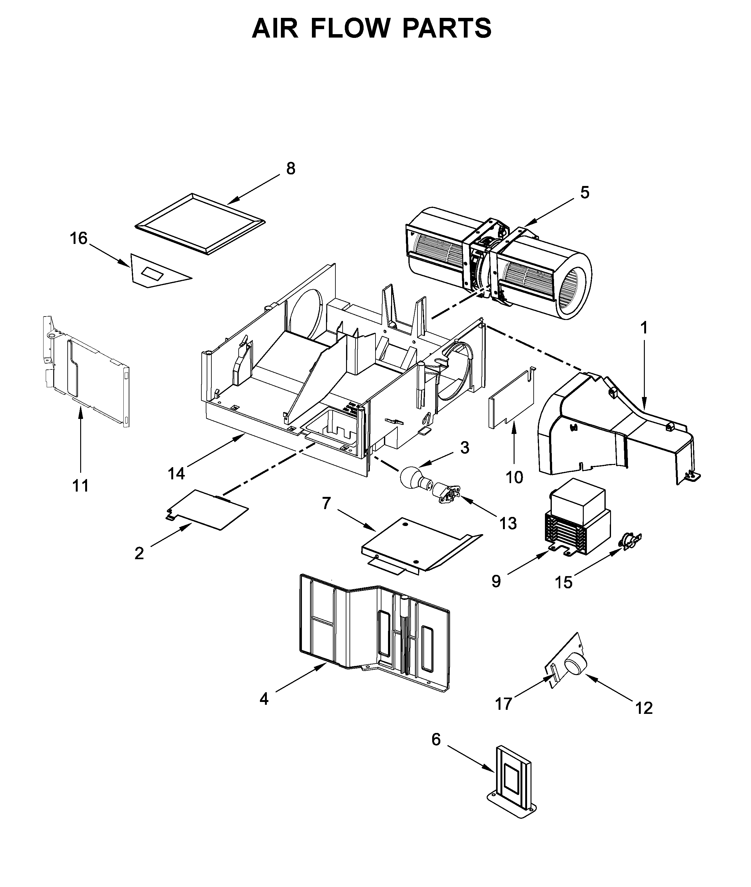 Air flow parts