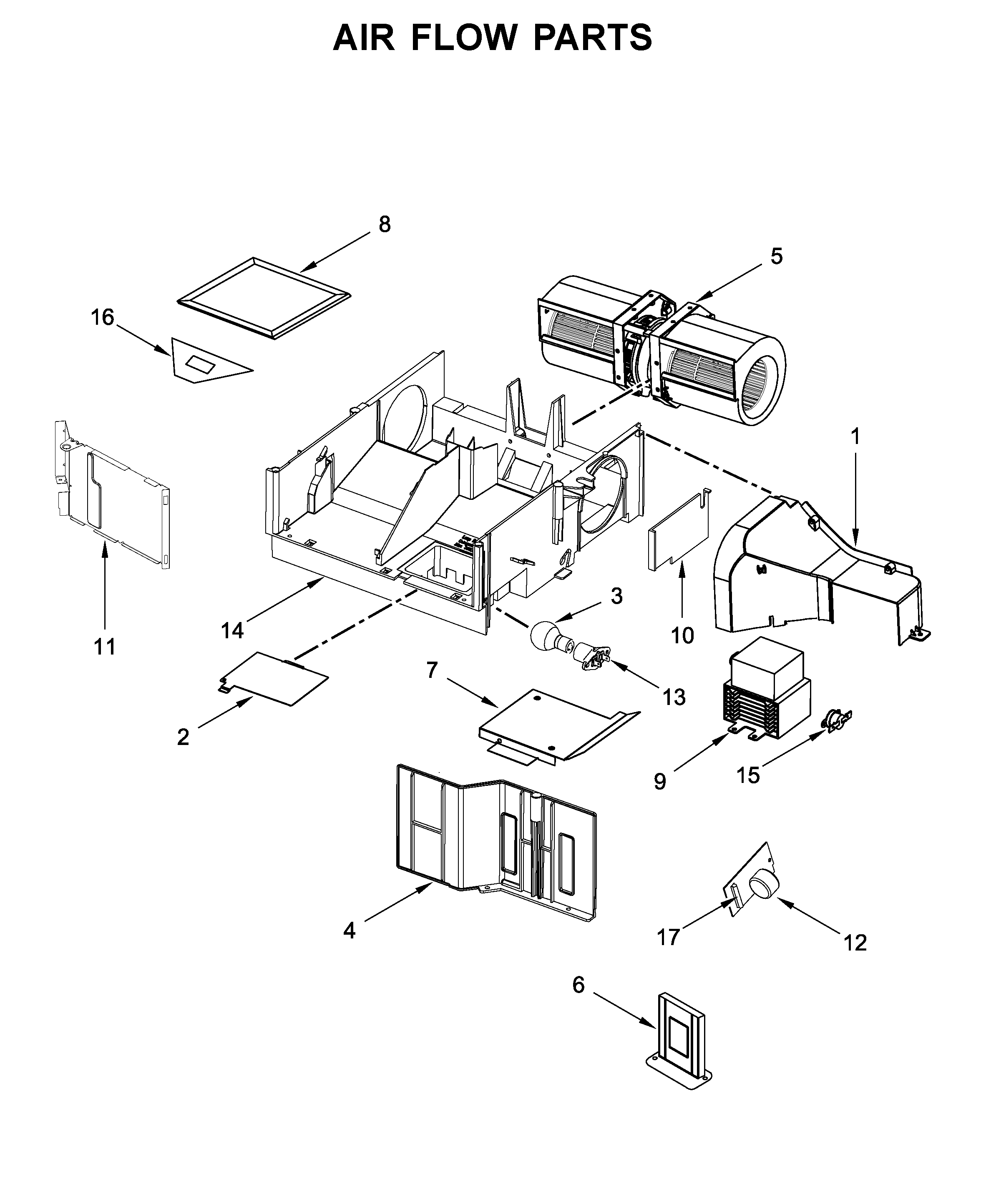 Air flow parts