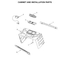 Maytag MMV4206HK0 cabinet and installation parts diagram