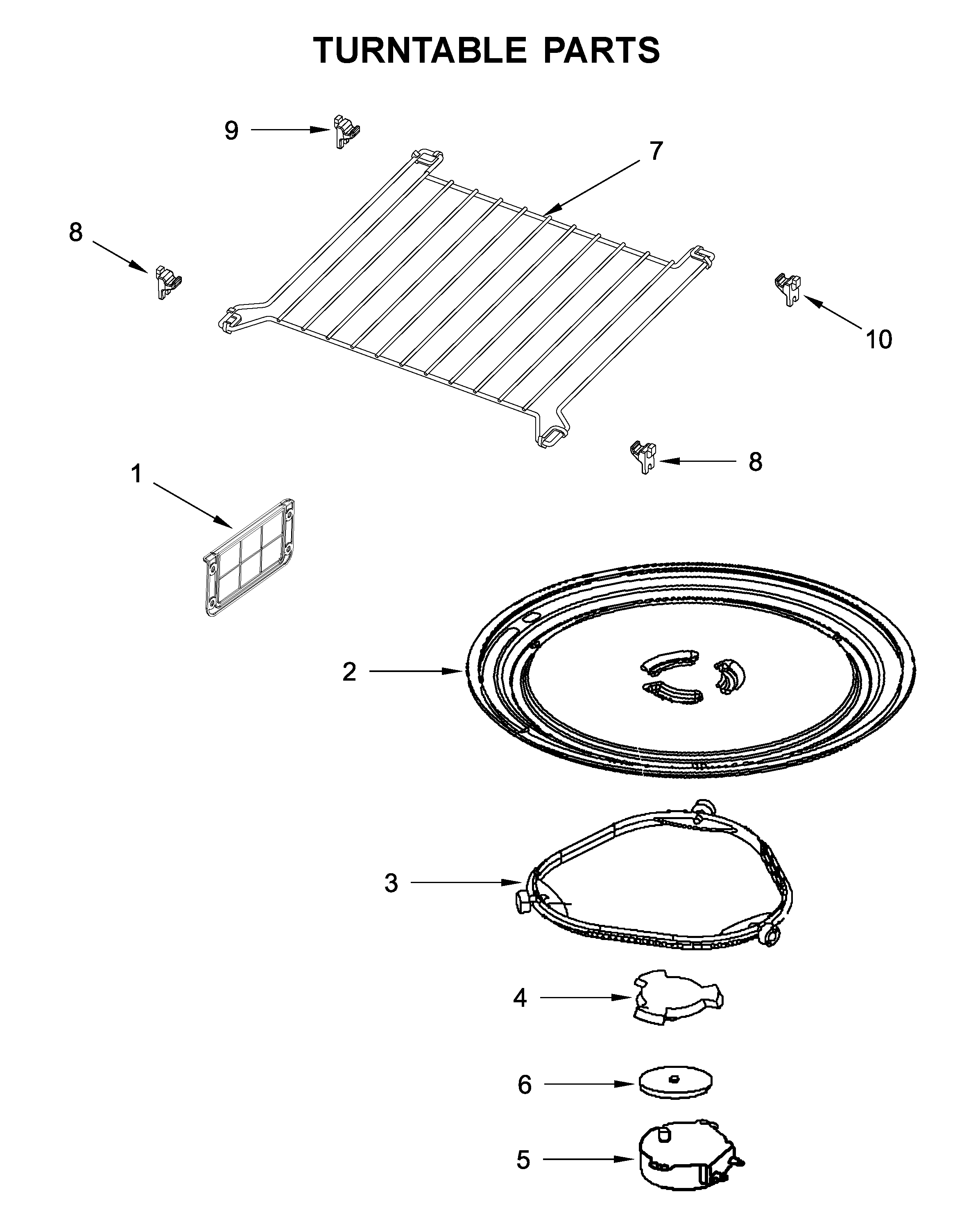 Turntable parts