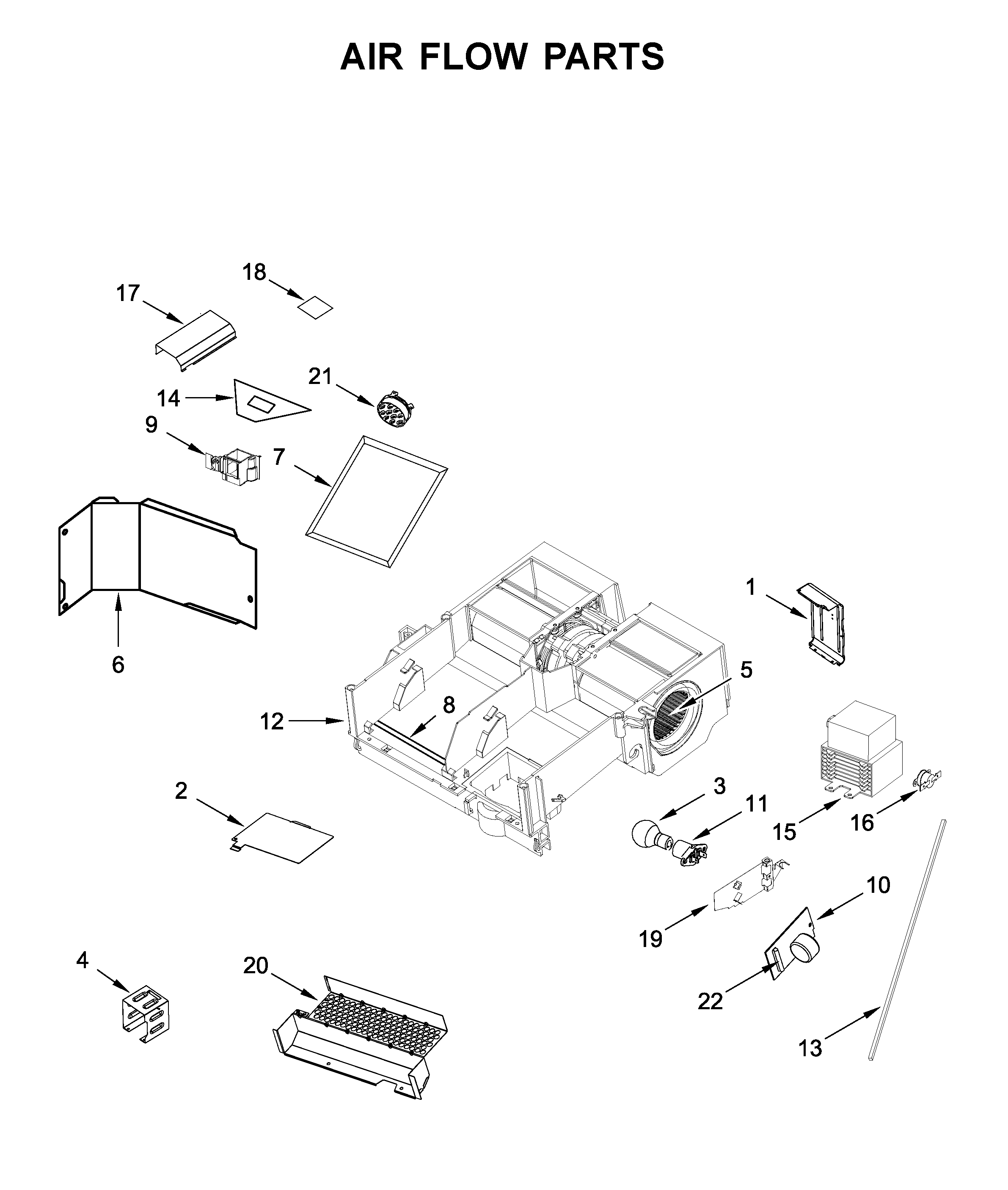 Air flow parts