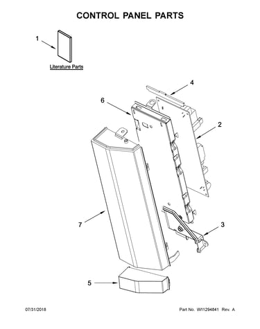 Control panel parts