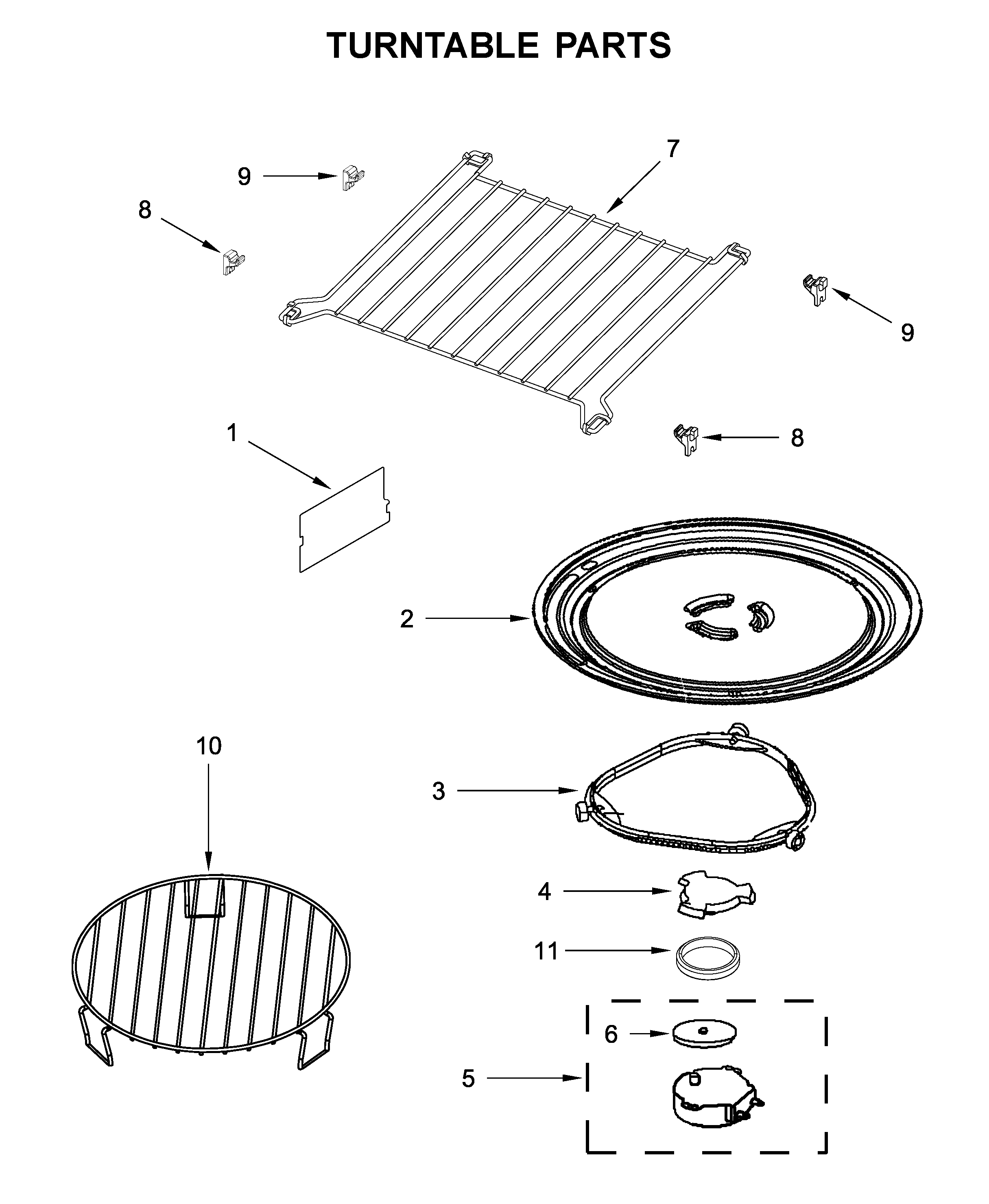 Turntable parts