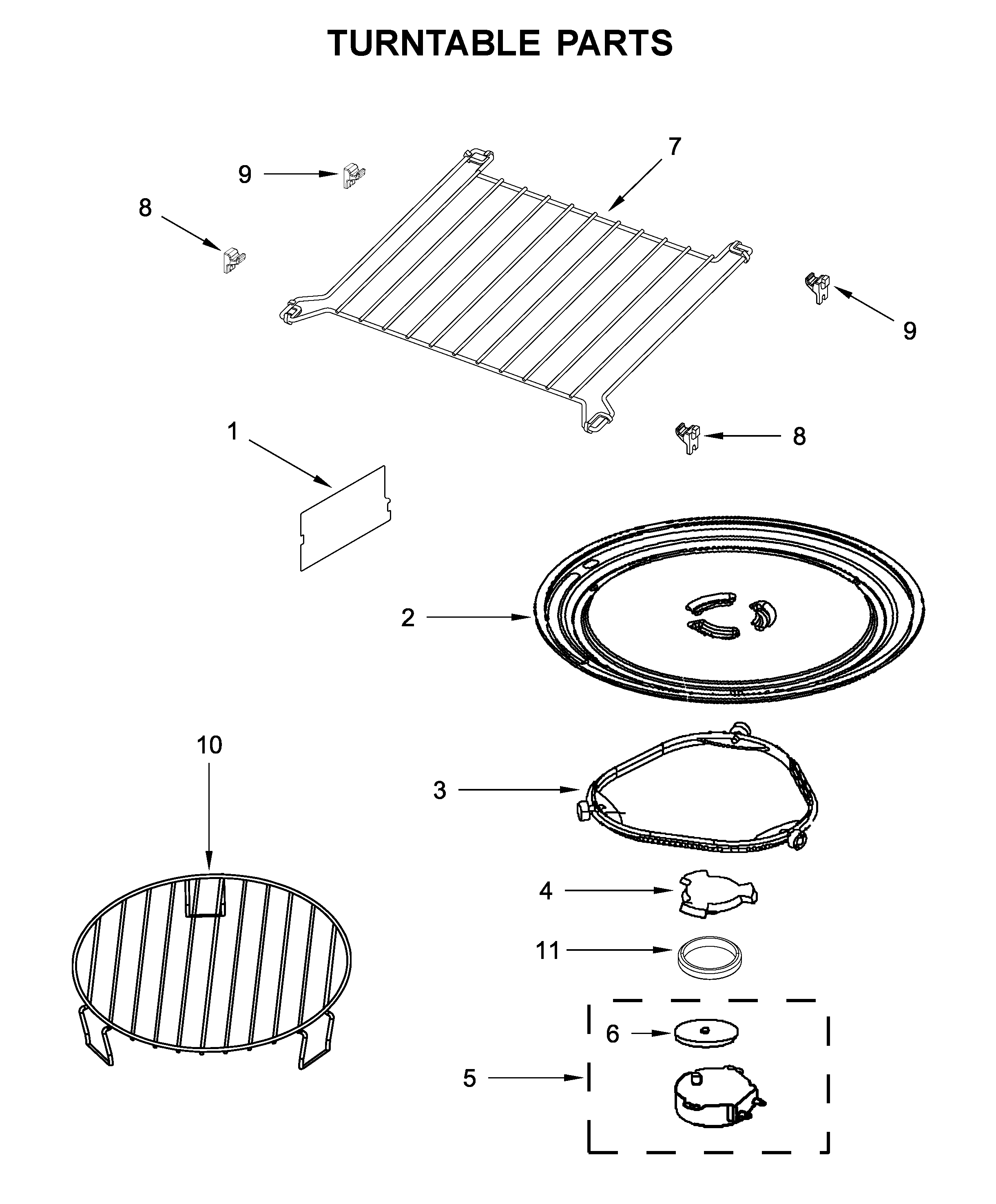 Turntable parts