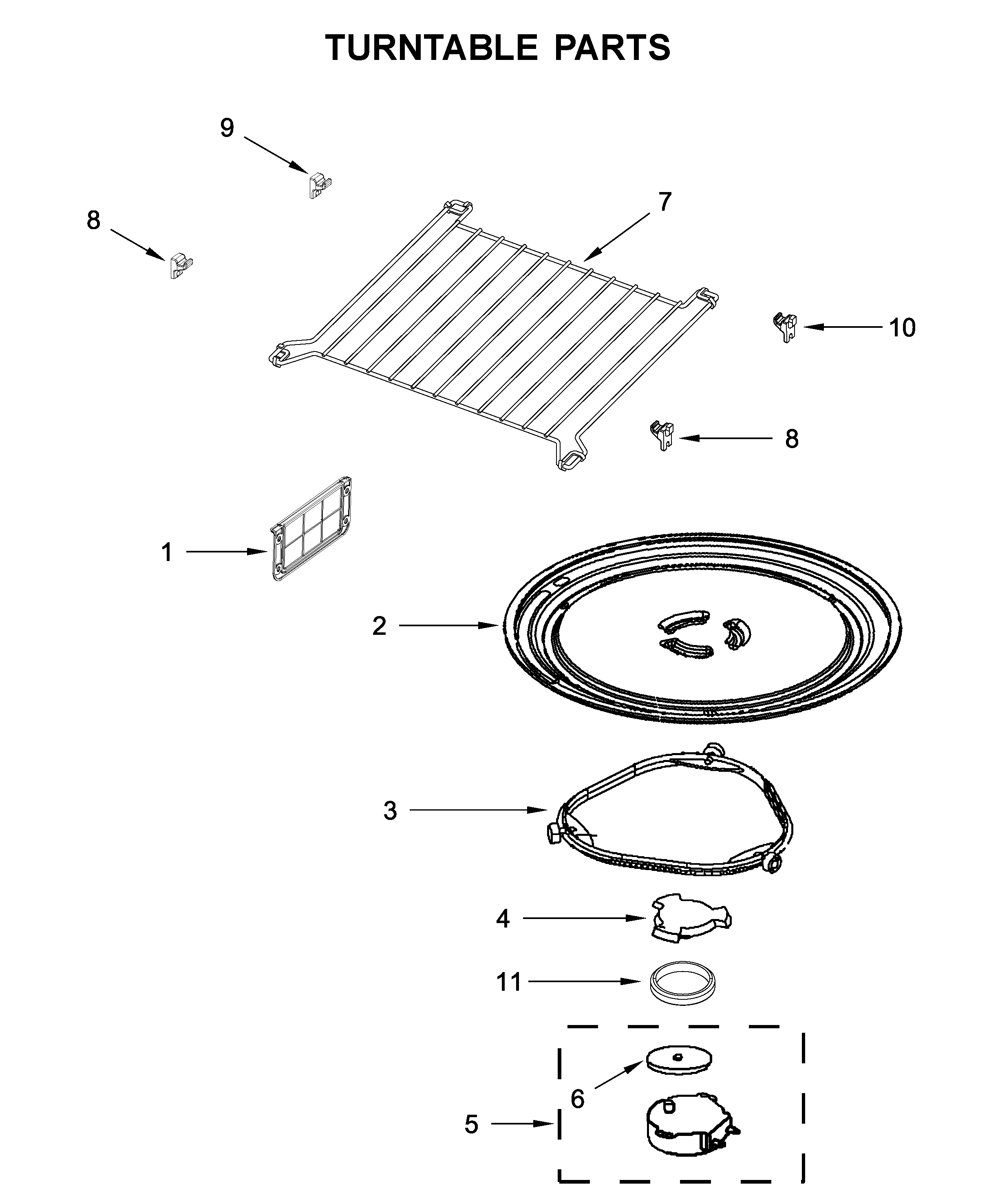 Turntable parts