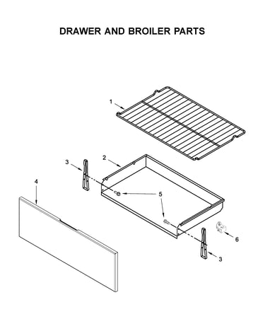 Drawer and broiler parts