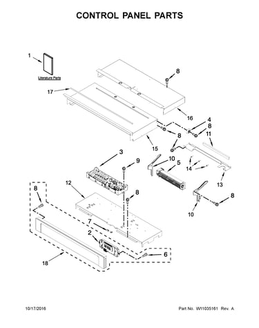 Control panel parts
