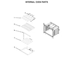 Whirlpool WOD51EC0AW05 internal oven parts diagram