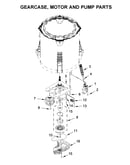 Gearcase, motor and pump parts