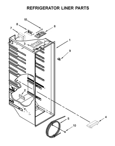 Refrigerator liner parts
