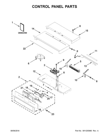 Control panel parts