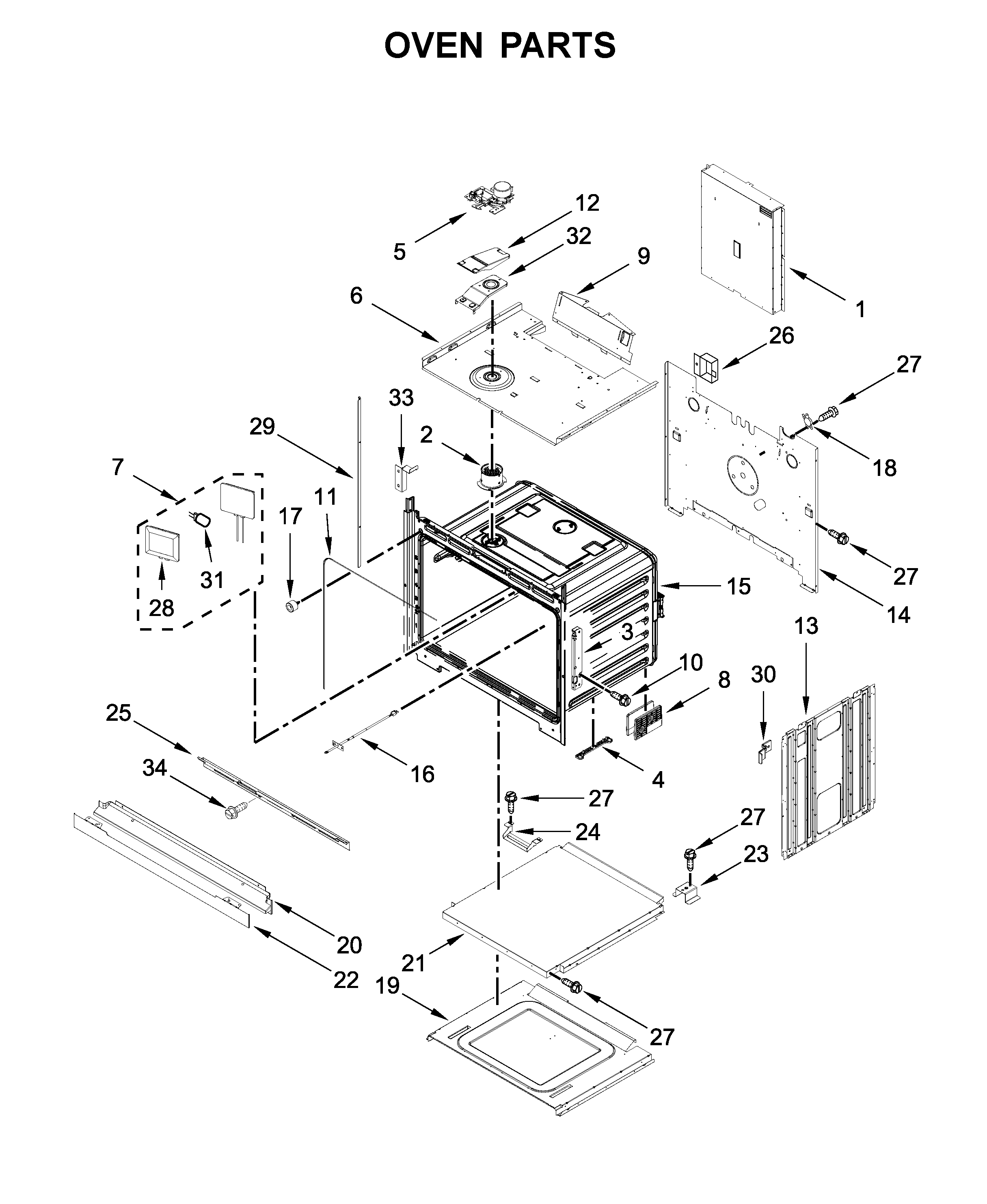 Oven parts