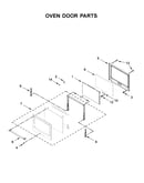 Oven door parts