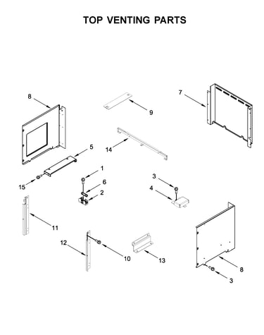 Top venting parts