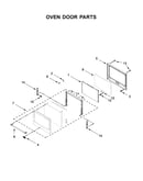 Oven door parts