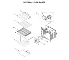 Maytag MEW9527FZ03 internal oven parts diagram