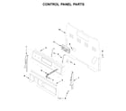 Amana AER6303MFS2 control panel parts diagram