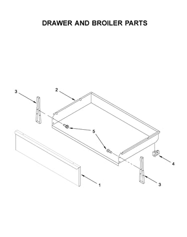 Drawer and broiler parts