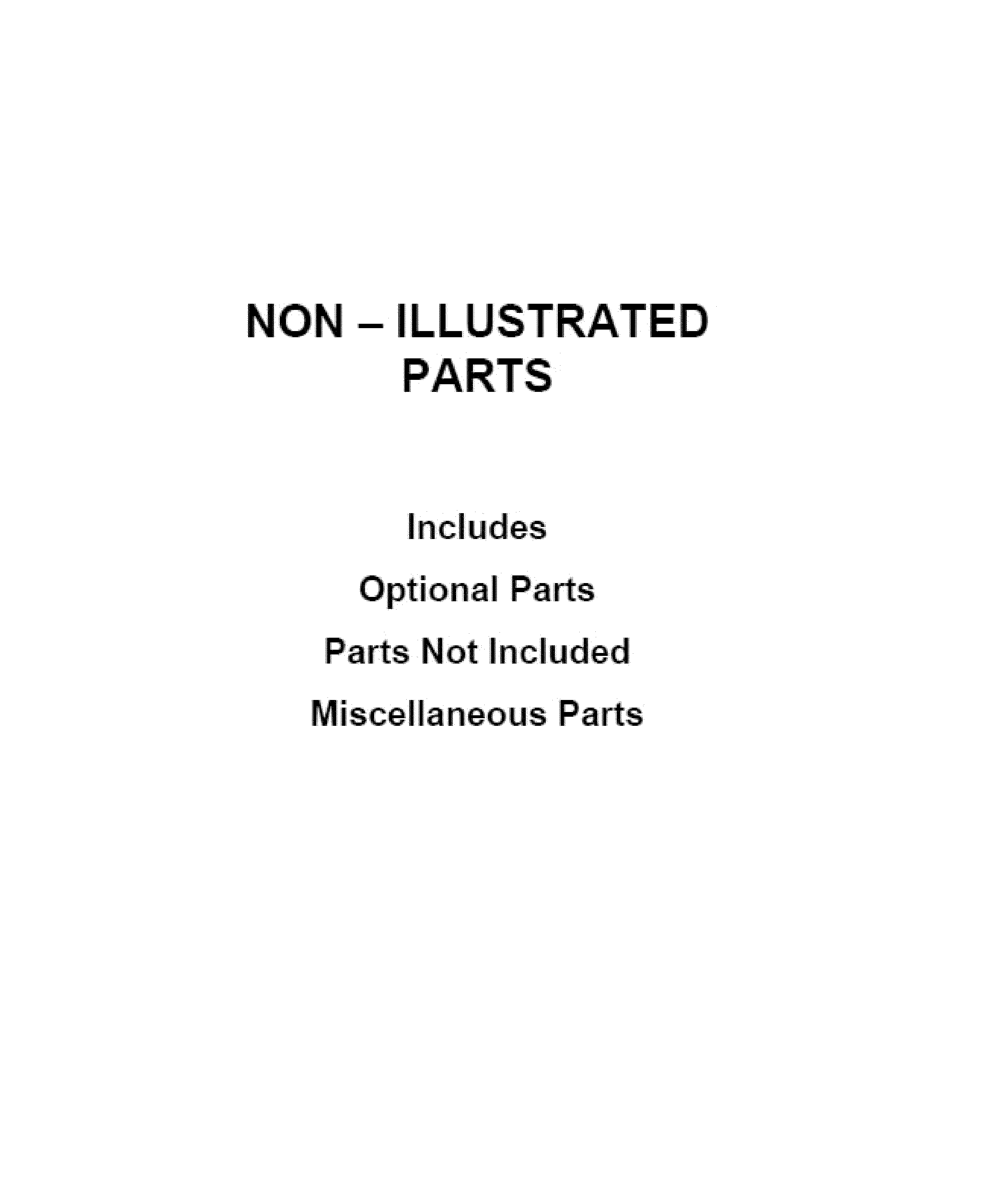 Optional parts