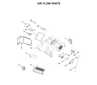 Amana AMV6502REW6 air flow parts diagram