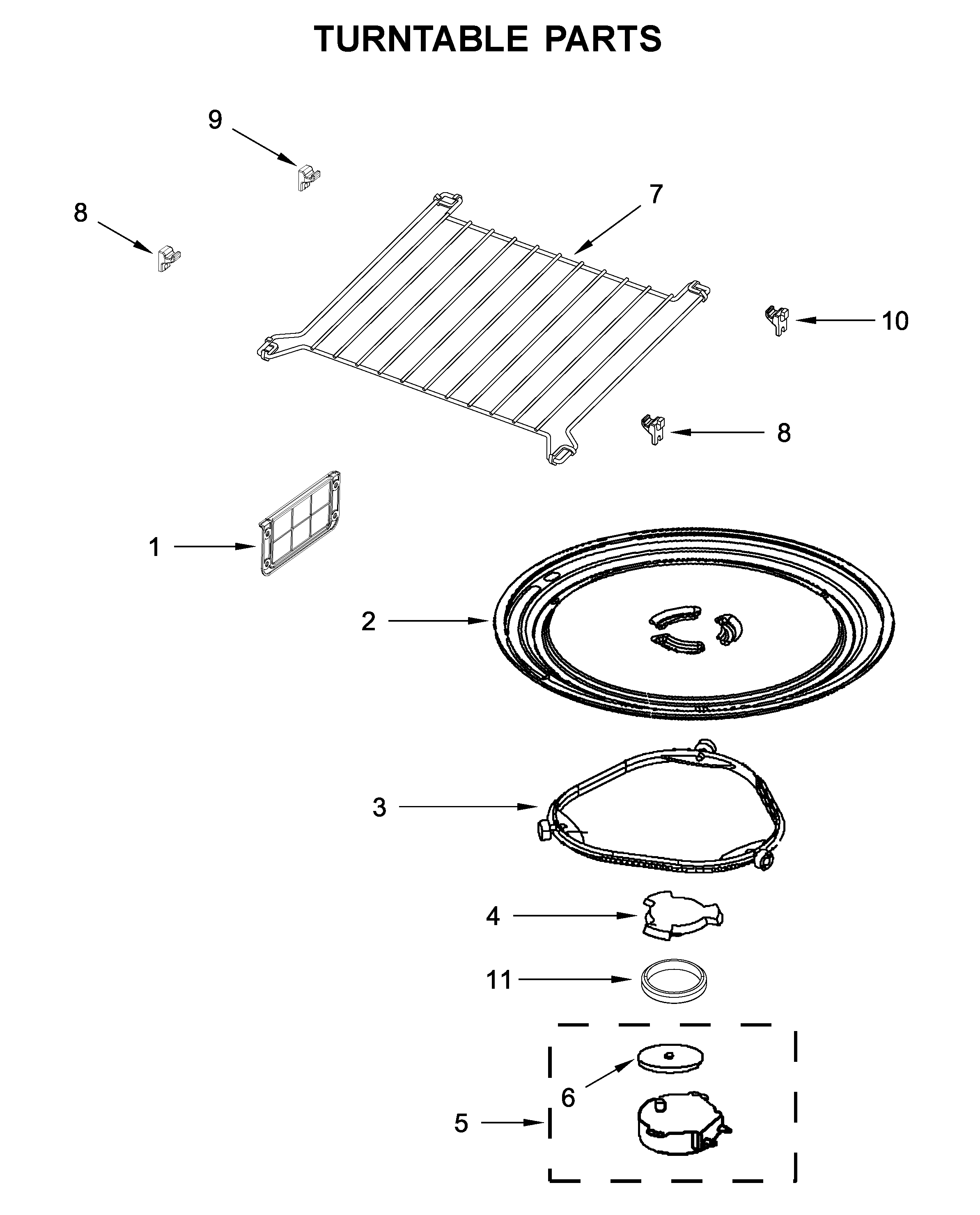 TURNTABLE PARTS