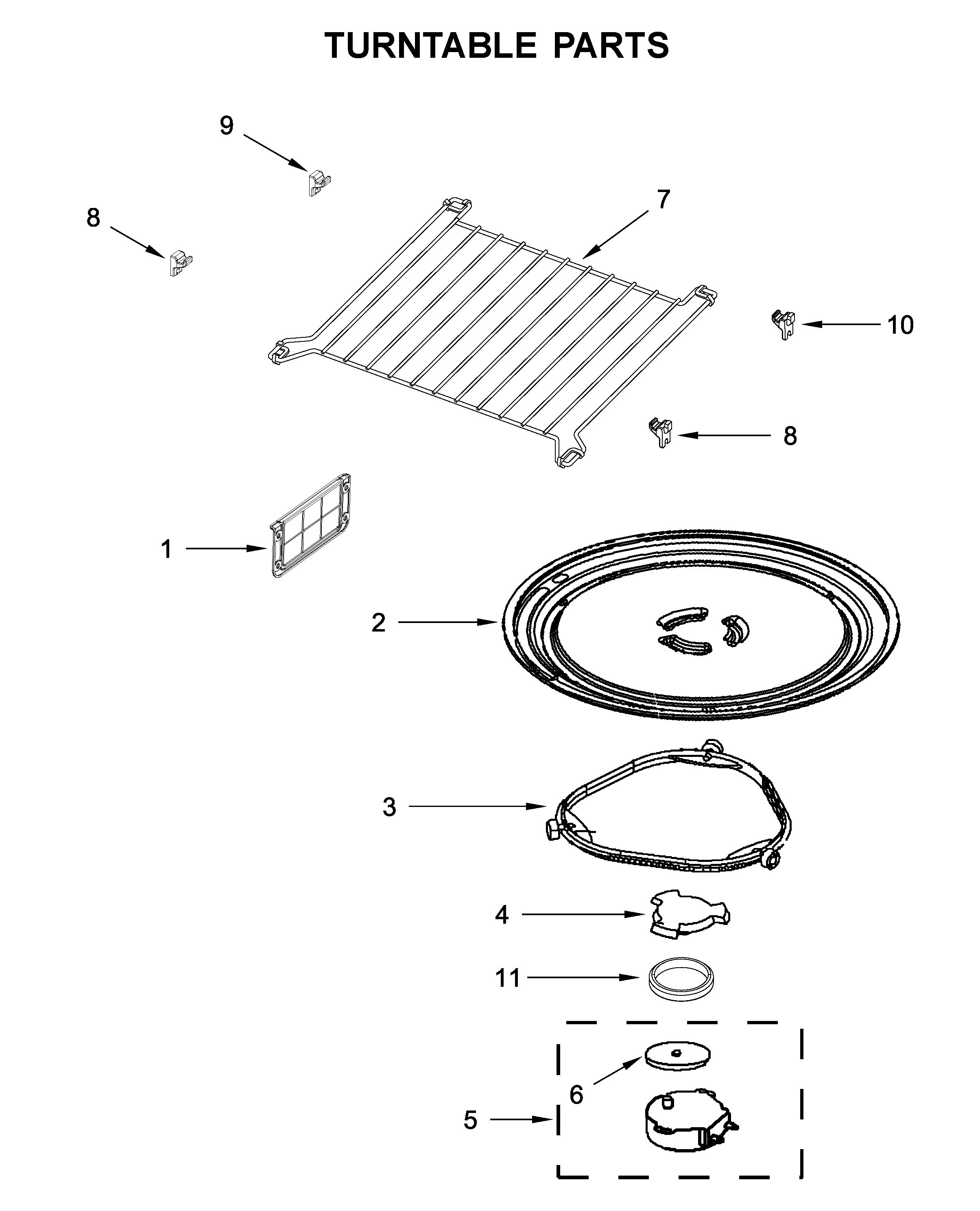 TURNTABLE PARTS