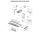 Amana AMV6507RGS2 interior and ventilation parts diagram