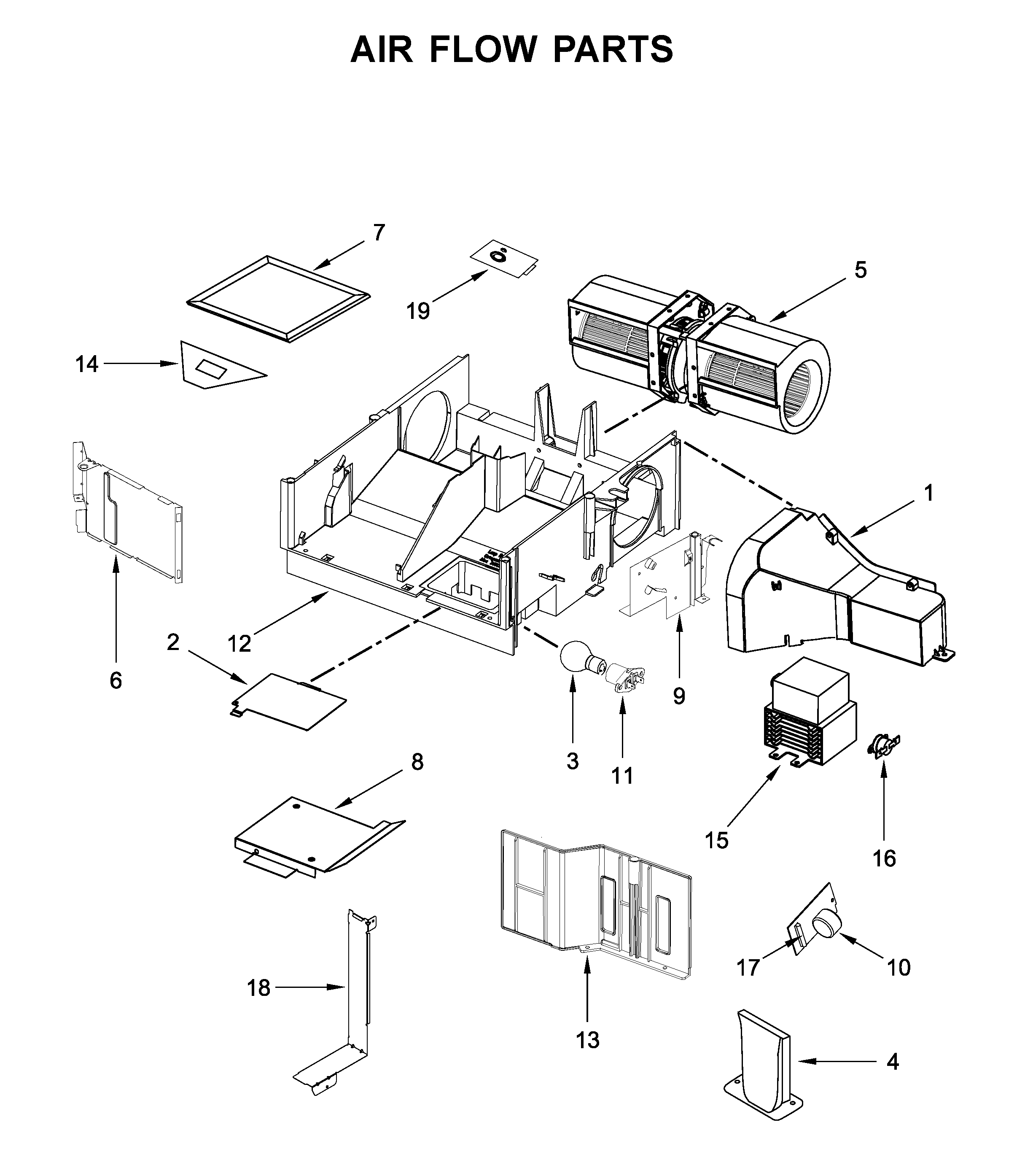Air flow parts