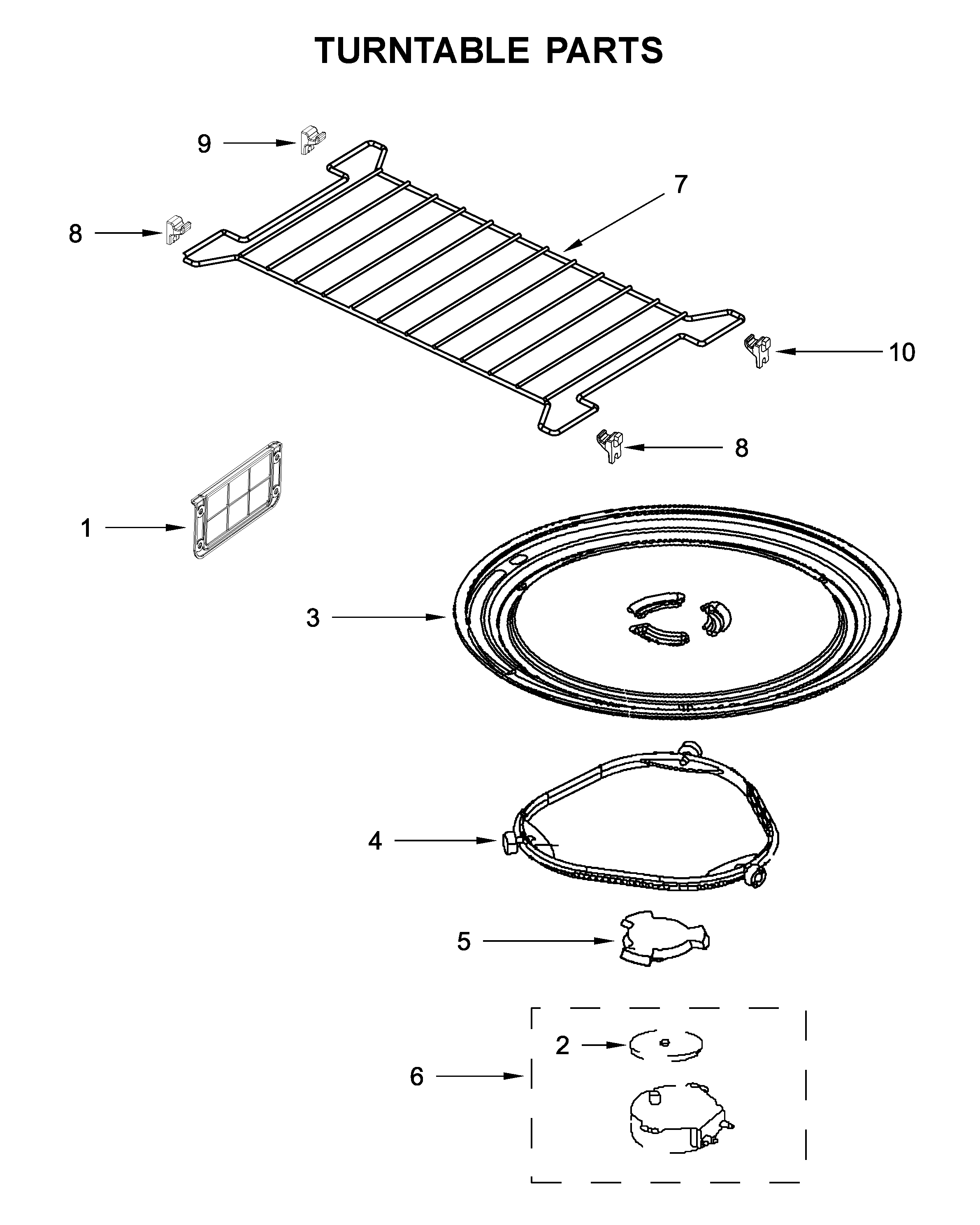 Turntable parts
