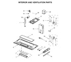 Amana AMV6507RGS3 interior and ventilation parts diagram